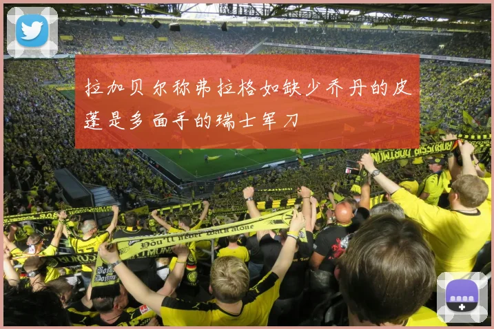 拉加贝尔称弗拉格如缺少乔丹的皮蓬是多面手的瑞士军刀